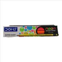 Doms super dark 10 HB/2 graphite pencil with neon eraser tipped
