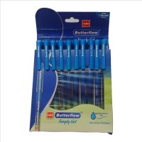 Blue gel pen
