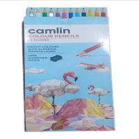 12 shades colour pencils camlin