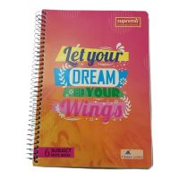A4 size 400 pages Both side blank spiral notebook