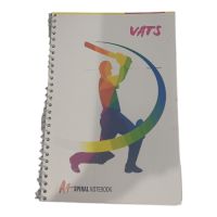 148 pages A4 spiral notebook